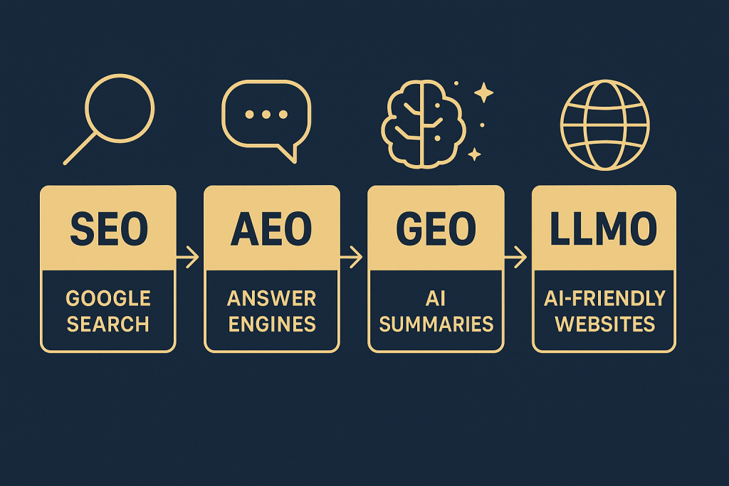 GEO, AEO, LLMO